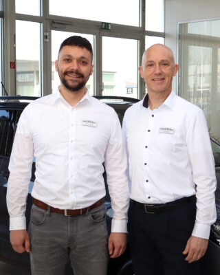 Verkaufsteam: Asim Türkoglu und Frank Meyer