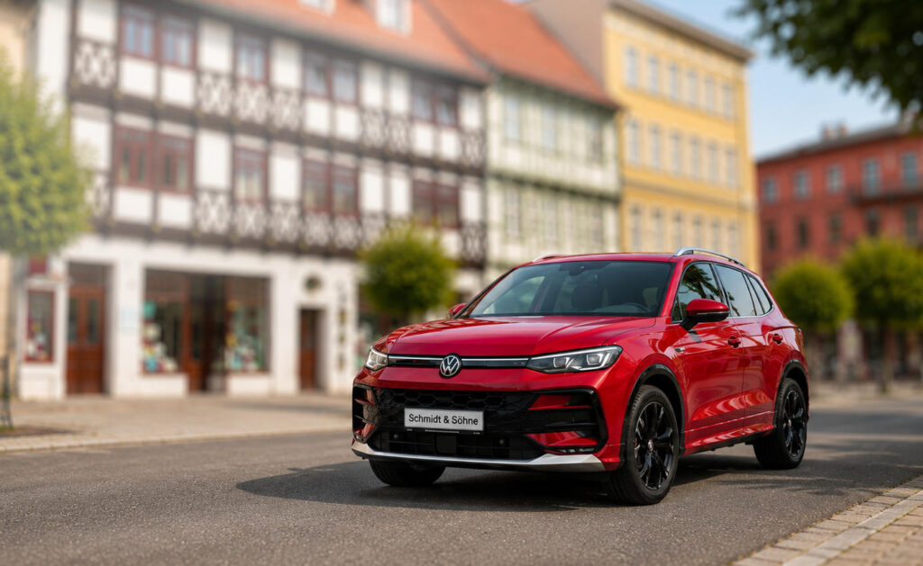 T-Roc Style in der Innenstadt von Aschersleben