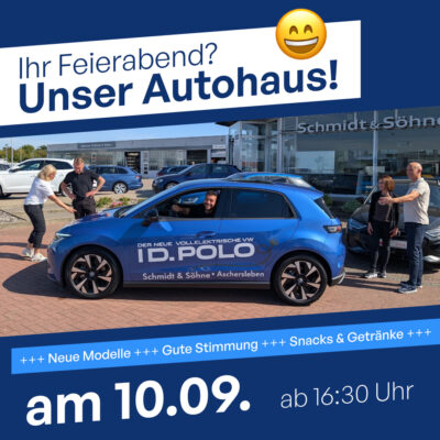 Neue Audi Modelle und vollelektrischer VW ID. Polo in Aschersleben